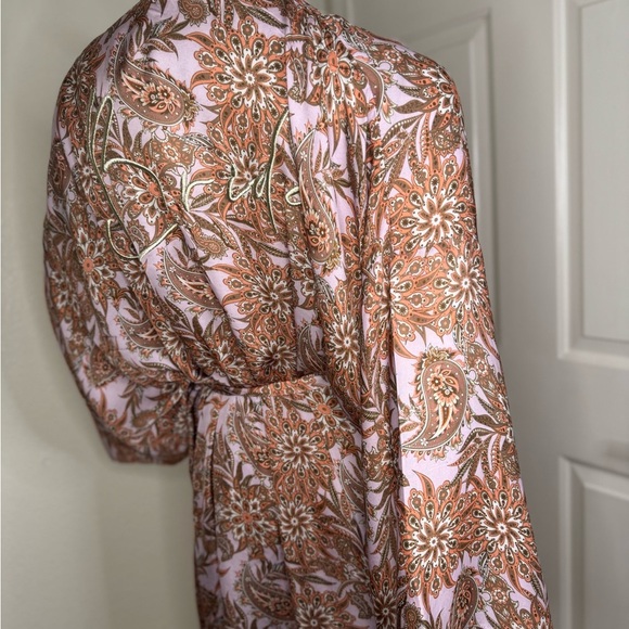 Rue de Seine Floral Kimono Robe One Size.  #227 - Picture 16 of 17